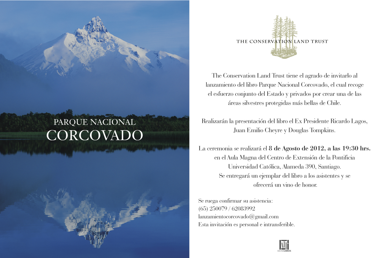 Invitación al evento en Santiago